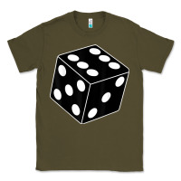 Army Green black gaming dice halloween costume cool quirky funny Classic Tee - longCreatives