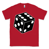 Red black gaming dice halloween costume cool quirky funny Classic Tee - longCreatives