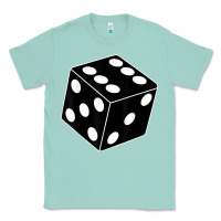 Seafoam black gaming dice halloween costume cool quirky funny Classic Tee - longCreatives