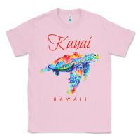 Bubblegum Pink kauai hawaii watercolor sea turtle souvenir Classic Tee - longCreatives