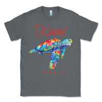 Charcoal Heather kauai hawaii watercolor sea turtle souvenir Classic Tee - longCreatives