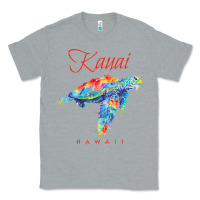 Heather Grey kauai hawaii watercolor sea turtle souvenir Classic Tee - longCreatives