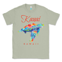 Matcha kauai hawaii watercolor sea turtle souvenir Classic Tee - longCreatives
