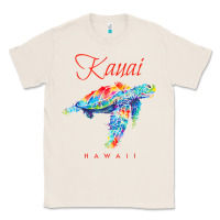 Natural kauai hawaii watercolor sea turtle souvenir Classic Tee - longCreatives
