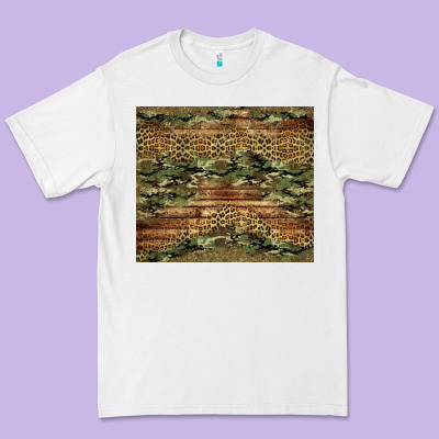 Camo Leopard And Glitter Tumbler Premium Tee Designed By Jasminsmagicworld