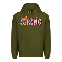 Army Green joshua strong Premium Hoodie - CowhideDigitalArt