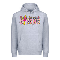 Heather Grey joshua strong Premium Hoodie - CowhideDigitalArt