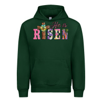 Forest Green easter he ıs risen Urban Hoodie - AdoDesignShop