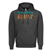 Charcoal Heather transportation squad Zipper Hoodie - Artiststas