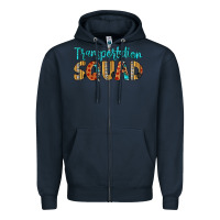 Navy transportation squad Zipper Hoodie - Artiststas