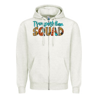 Oatmeal Heather transportation squad Zipper Hoodie - Artiststas
