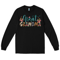 Black great grandma Long Sleeve Tee - OliviaCreatesArt