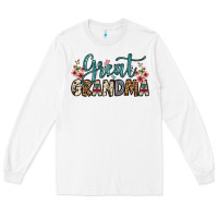 White great grandma Long Sleeve Tee - OliviaCreatesArt