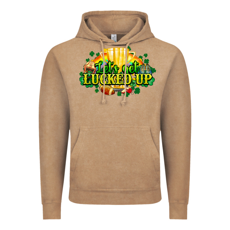 St. Patrick's Day American Football Vintage Hoodie by HowdyJamesFarm | Teevron