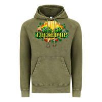 Vintage Olive St. Patrick's Day American Football Vintage Hoodie - HowdyJamesFarm