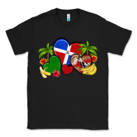 Black dominican republic hearts Classic Tee - Artiststas