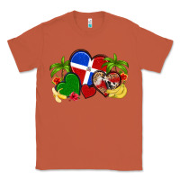 Copper dominican republic hearts Classic Tee - Artiststas