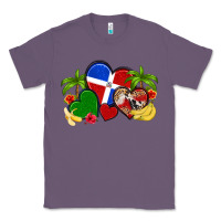 Lavender dominican republic hearts Classic Tee - Artiststas