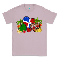 Lilac dominican republic hearts Classic Tee - Artiststas