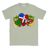 Matcha dominican republic hearts Classic Tee - Artiststas