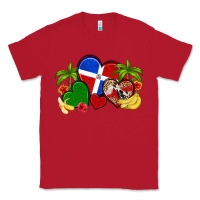 Red dominican republic hearts Classic Tee - Artiststas
