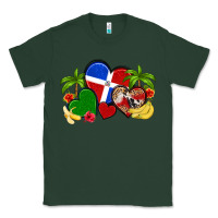 Sports Green dominican republic hearts Classic Tee - Artiststas