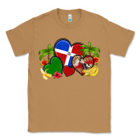 Toasted Coconut dominican republic hearts Classic Tee - Artiststas