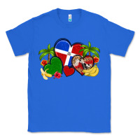 True Royal dominican republic hearts Classic Tee - Artiststas