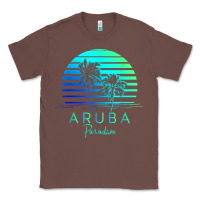 Chestnut Vintage Aruba Beach Tropical Vibes Vacation Souvenir Gift Classic Tee - longCreatives