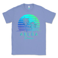 Colony Blue Vintage Aruba Beach Tropical Vibes Vacation Souvenir Gift Classic Tee - longCreatives