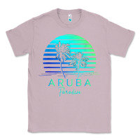 Lilac Vintage Aruba Beach Tropical Vibes Vacation Souvenir Gift Classic Tee - longCreatives