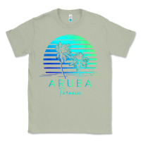 Matcha Vintage Aruba Beach Tropical Vibes Vacation Souvenir Gift Classic Tee - longCreatives