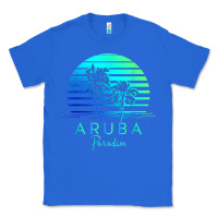 True Royal Vintage Aruba Beach Tropical Vibes Vacation Souvenir Gift Classic Tee - longCreatives