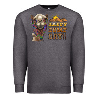 Charcoal Heather happy hump day camel Premium Sweatshirt - BarkalooDesign