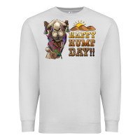 Dove Grey happy hump day camel Premium Sweatshirt - BarkalooDesign