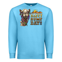 Ocean Blue happy hump day camel Premium Sweatshirt - BarkalooDesign
