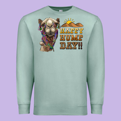 Happy Hump Day Camel Premium Sweatshirt Designed By Barkaloodesign