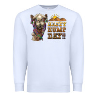 White happy hump day camel Premium Sweatshirt - BarkalooDesign