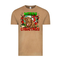 Vintage Camel merry christmas cow Vintage Tee - CowGirlArtShop