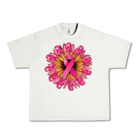 Pistachio Cancer ribbon sunflower Cancer Awareness Urban Heavy Tee - HowdyJamesFarm