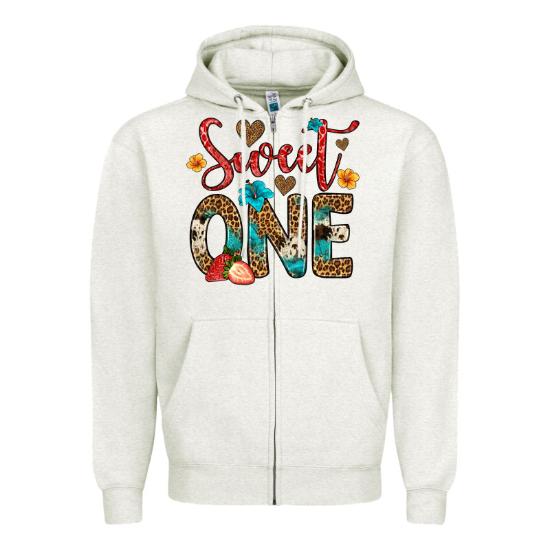 Sweet One Strawberry Zipper Hoodie by Artiststas | Teevron