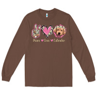 Chestnut Peace Love Labrador Long Sleeve Tee - Jasminsmagicworld