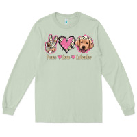 Matcha Peace Love Labrador Long Sleeve Tee - Jasminsmagicworld