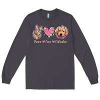 Smoke Peace Love Labrador Long Sleeve Tee - Jasminsmagicworld