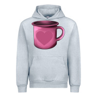 Heather Grey Valentine's Day heart mug Urban Hoodie - AdoDesignShop