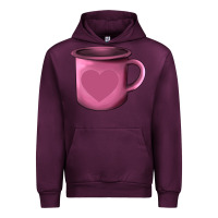 Mauve Wine Valentine's Day heart mug Urban Hoodie - AdoDesignShop