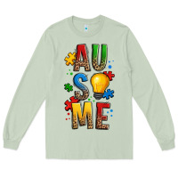 Matcha ausome autism Long Sleeve Tee - OliviaCreatesArt