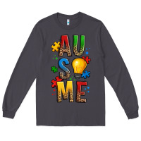 Smoke ausome autism Long Sleeve Tee - OliviaCreatesArt