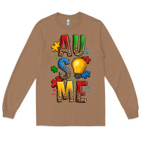 Toasted Coconut ausome autism Long Sleeve Tee - OliviaCreatesArt