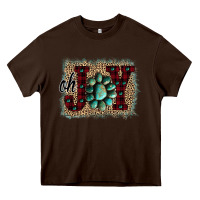 Chocolate Brown Oh Joy Christmas Heavy Core Tee - Bettercallsaul